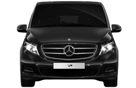 Mercedes VTC vehicle for Paris airport and Disneyland transfers