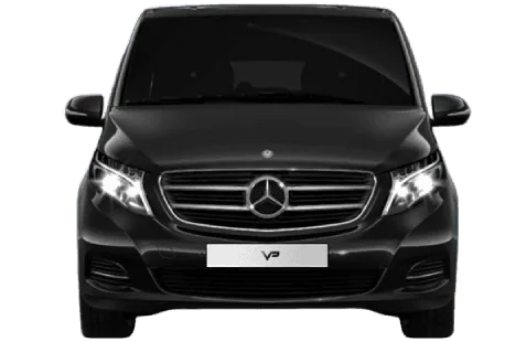 Veicolo Mercedes VTC per trasferimenti aeroportuali e Disneyland Paris